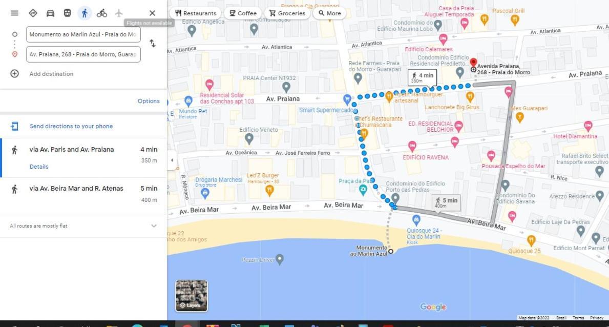 Praia Do Morro - Apart 2 Qts Com Suite - Ed Solar De Bruna, 70 Metros Da Praia - Garagem Coberta - Wifi Guarapari Luaran gambar